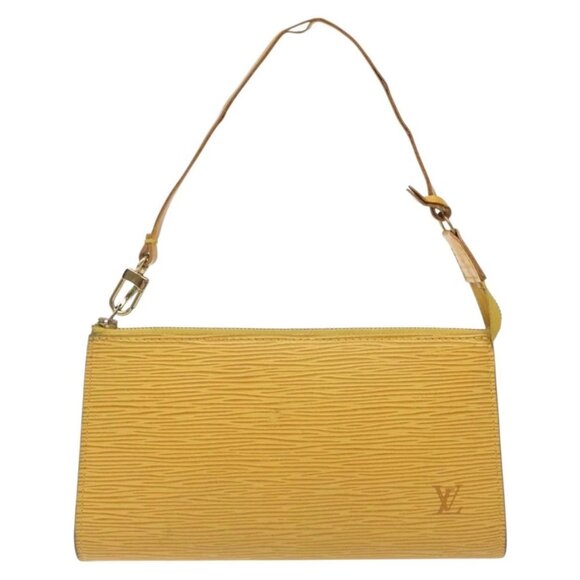 LOUIS VUITTON Epi Pochette Accessoires Pouch Yellow - Picture 10 of 15